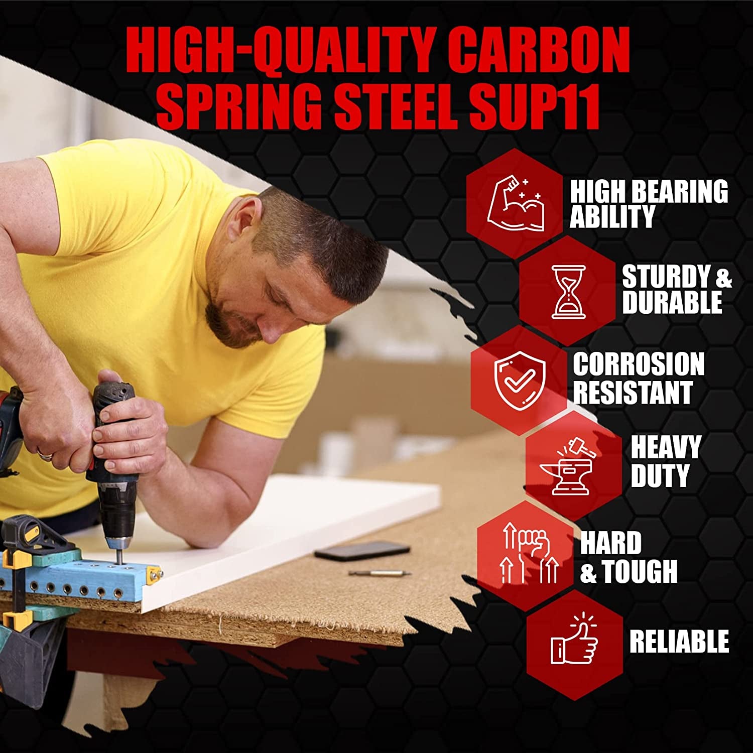 Titanio Juego De Broca Perforacion 21 Piezas Adecuadas Para Cortar Metales Duros