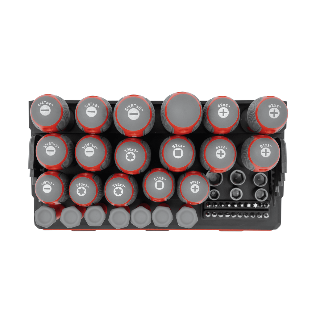 114-Piece Magnetic Screwdriver Set with Organizer VT08-3372