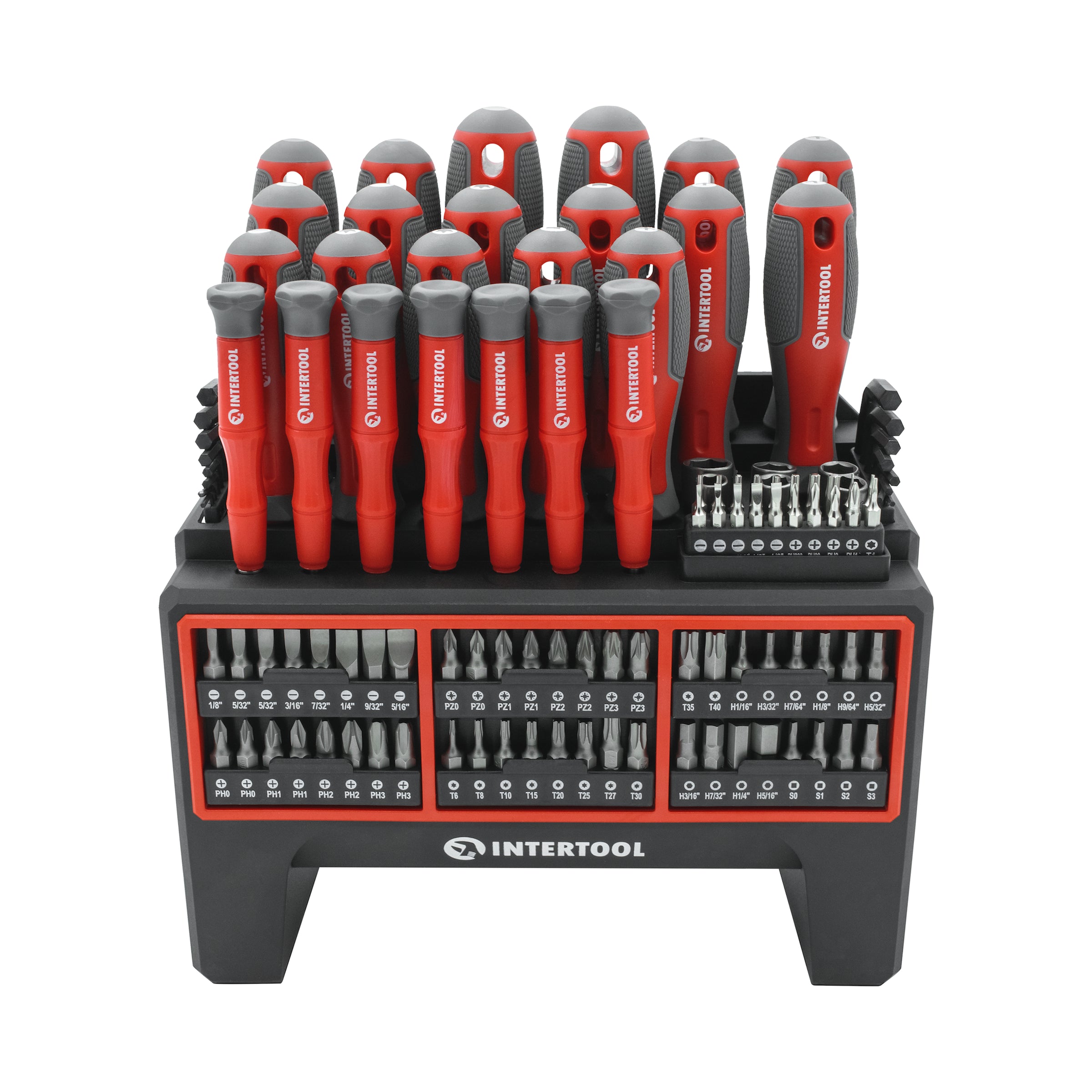 114-Piece Magnetic Screwdriver Set with Organizer VT08-3372