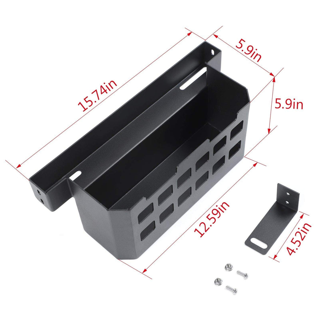 Rear Molle Panel Trunk Side Cargo Rack Shelf Organizer Storage Tray Basket Me...