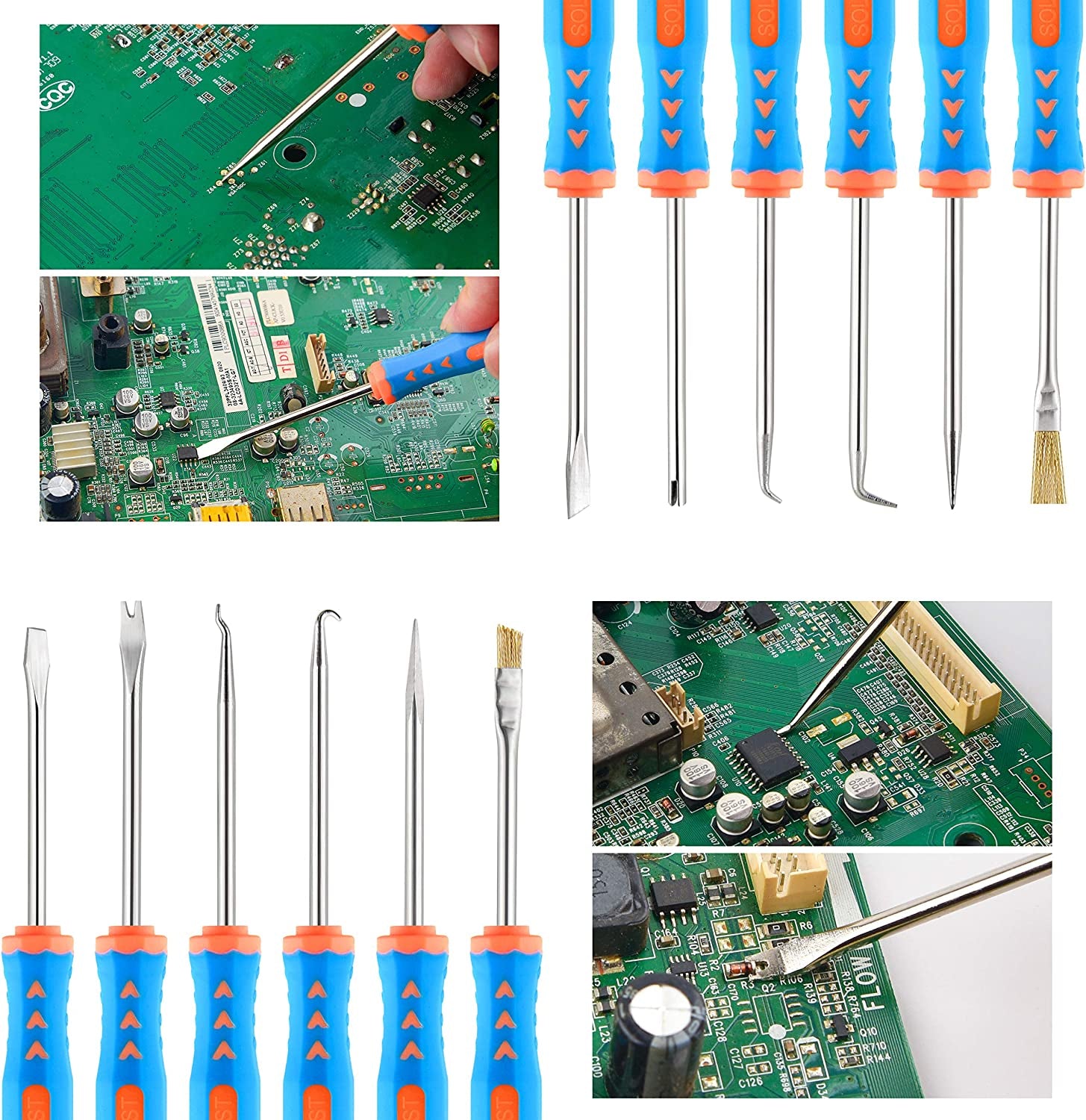 El Kit De Accesorios De Soldadura Sainwora De 10 Piezas Incluye 6 Herramientas