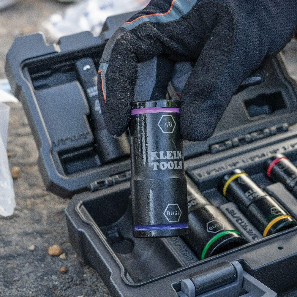 Toma De Volteo Del Controlador De Impacto Tamaños Tamanos 7/16 Y 3/8 Pulgadas