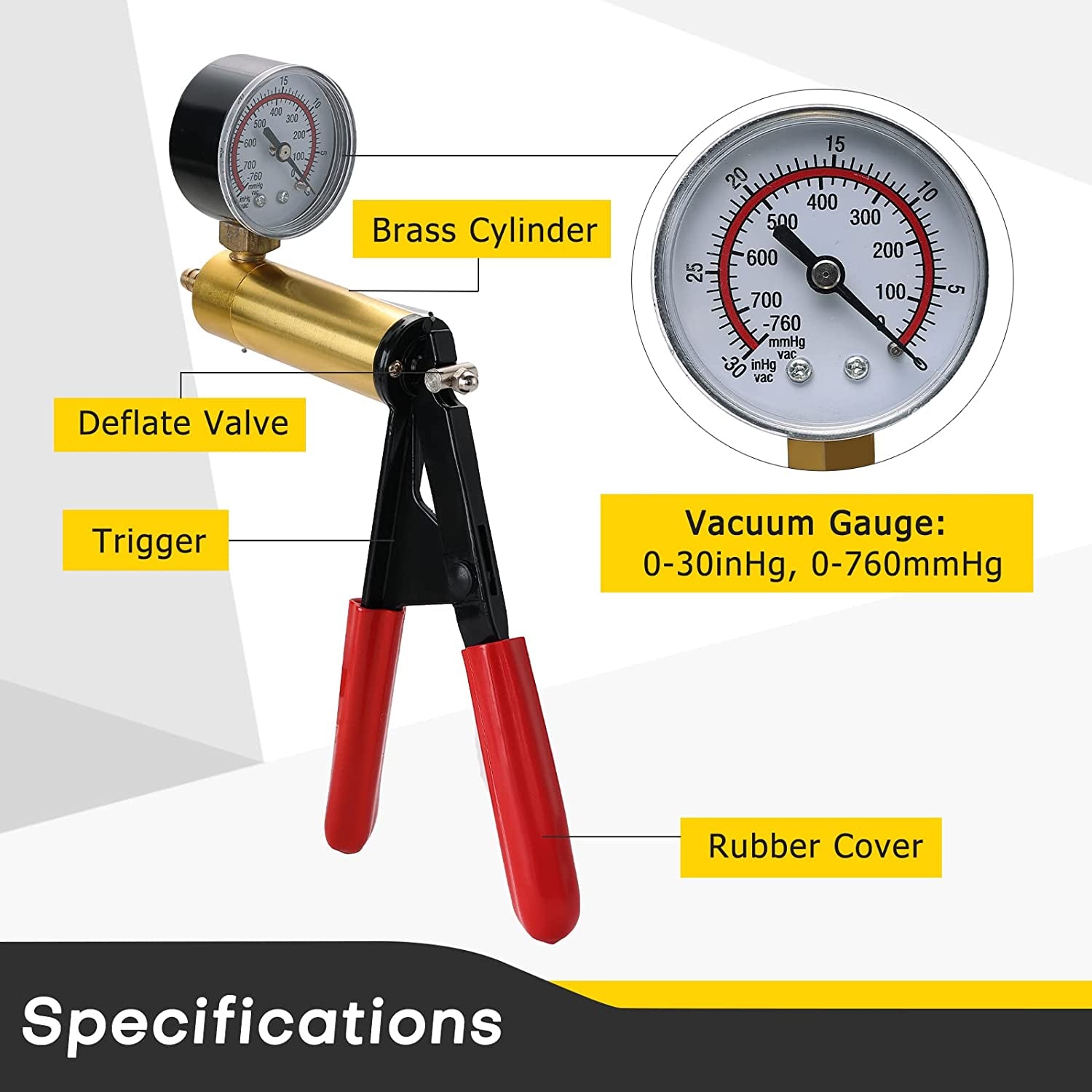 Kit De Purga De Frenos Con Bomba De Vacio De Mano Sistema Purga De Frenos Nueva