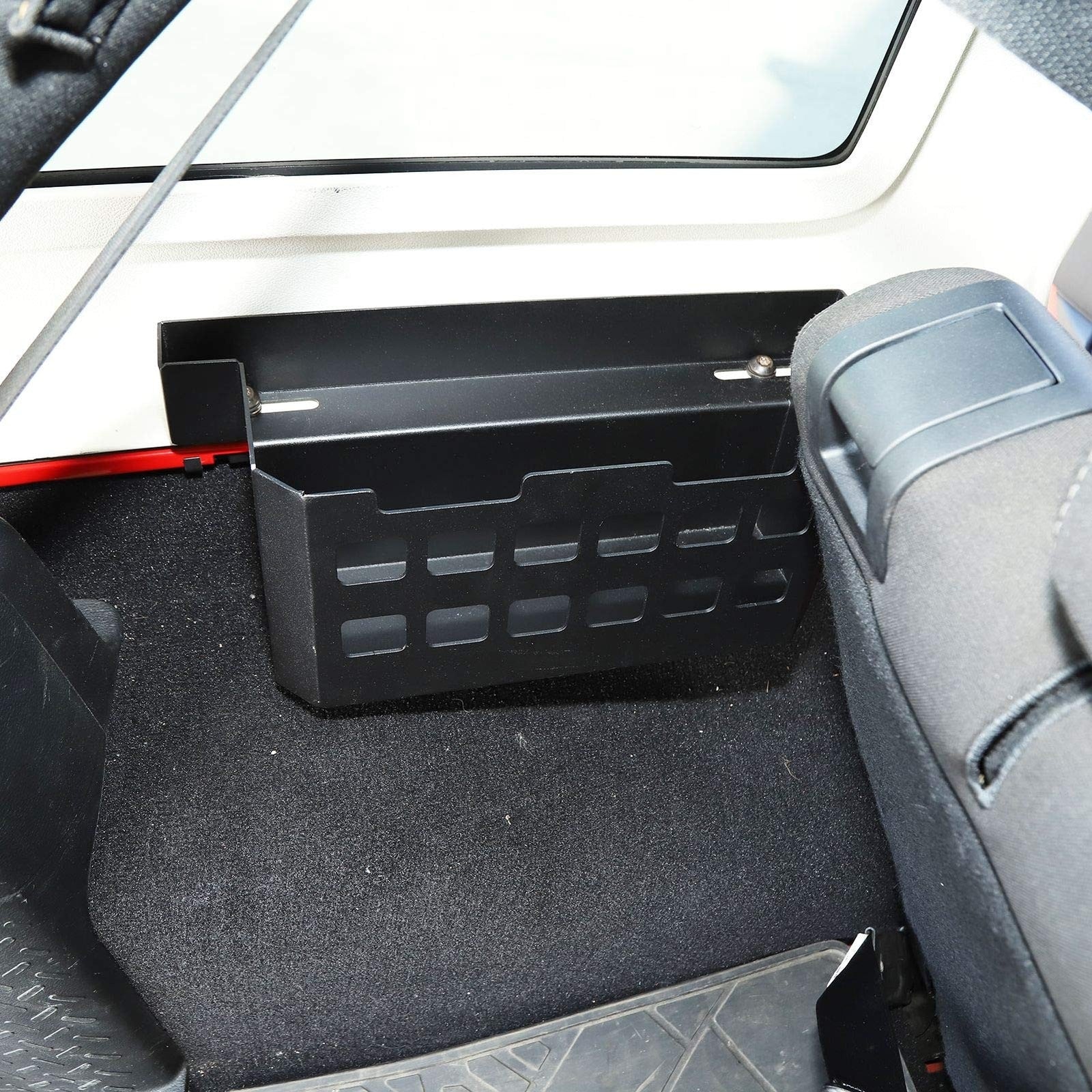 Rear Molle Panel Trunk Side Cargo Rack Shelf Organizer Storage Tray Basket Me...