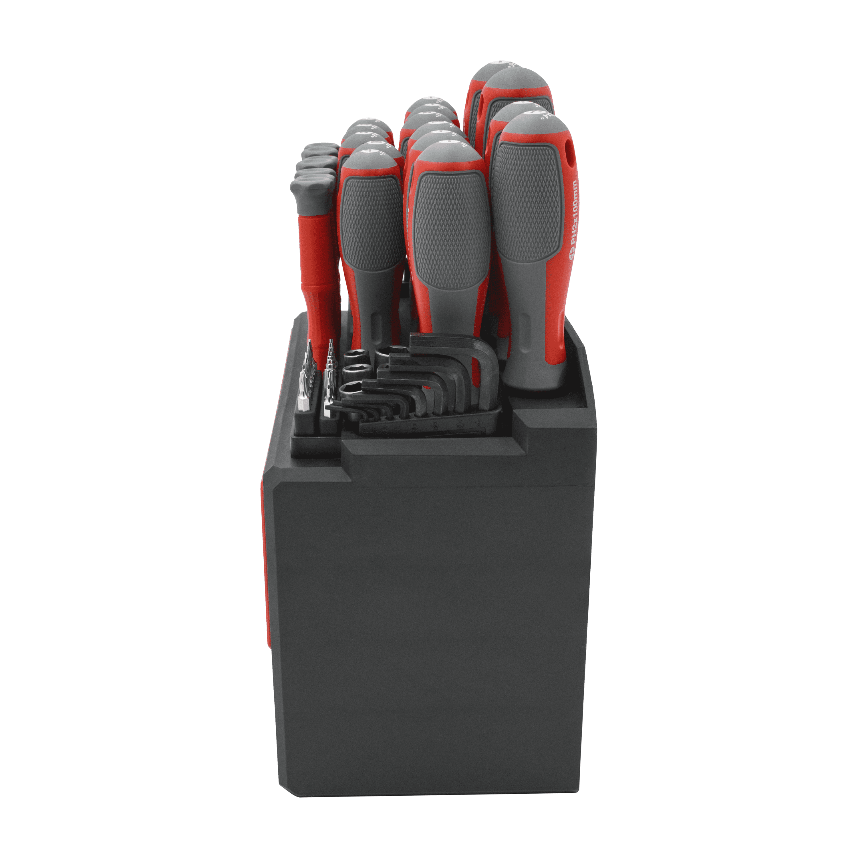 114-Piece Magnetic Screwdriver Set with Organizer VT08-3372