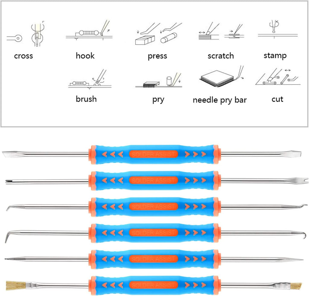 El Kit De Accesorios De Soldadura Sainwora De 10 Piezas Incluye 6 Herramientas