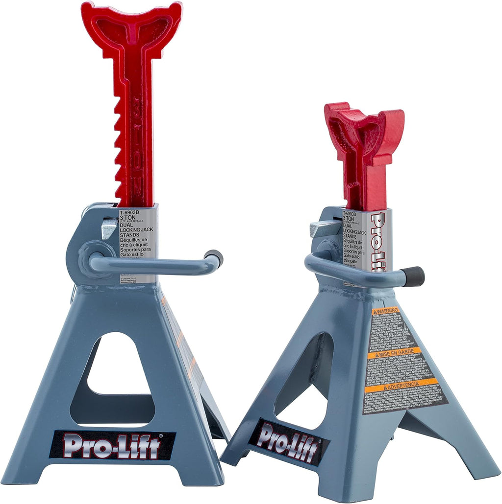 T-6903D Double Pin Jack Stands - 3 Ton