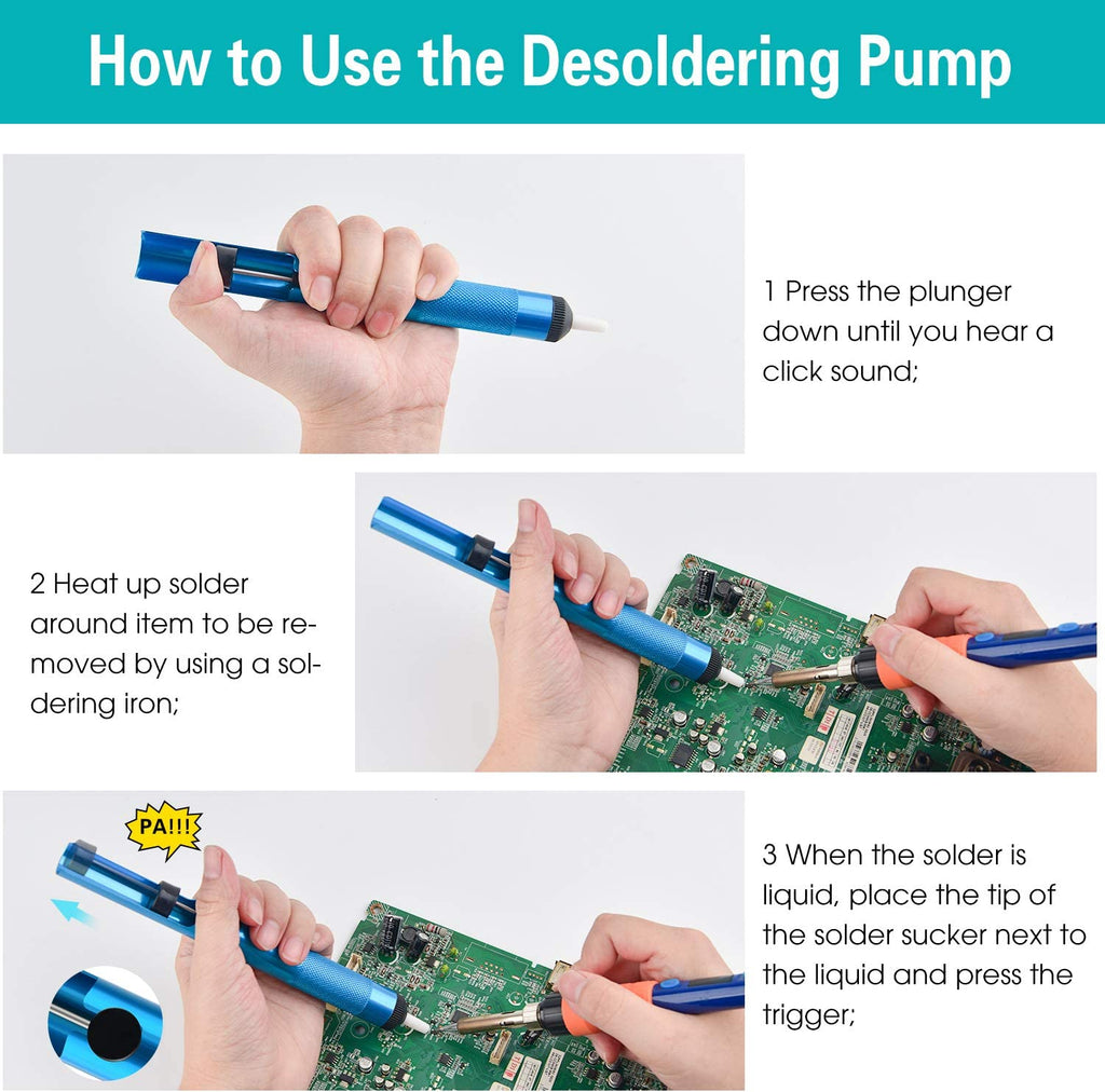 El Kit De Accesorios De Soldadura Sainwora De 10 Piezas Incluye 6 Herramientas