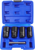 Extractor Estractor De Tuercas Pernos Tornillos Dañados Rotos Quitar Sacar 5Pc