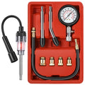 Kit De Probador De Compresion Automotriz De 9 Piezas Y Probador De Bujias Nueva