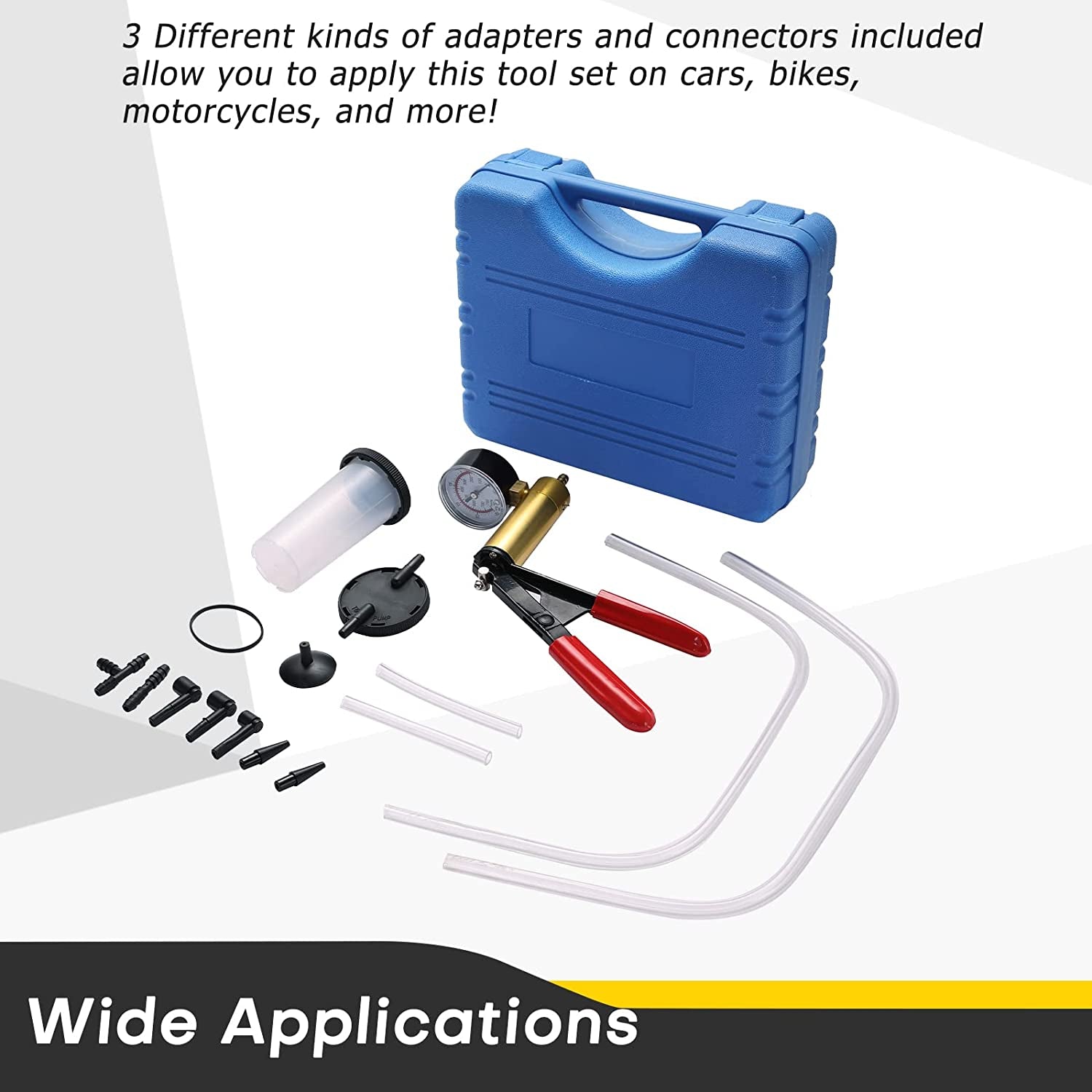 Kit De Purga De Frenos Con Bomba De Vacio De Mano Sistema Purga De Frenos Nueva